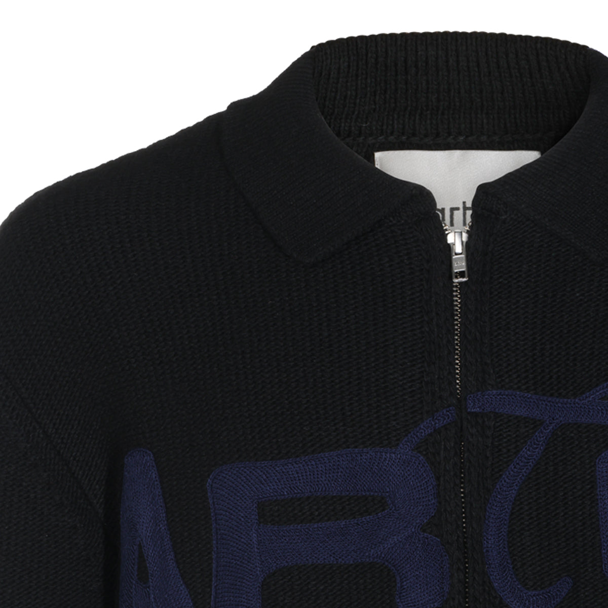BLACK WOOL KNITWEAR