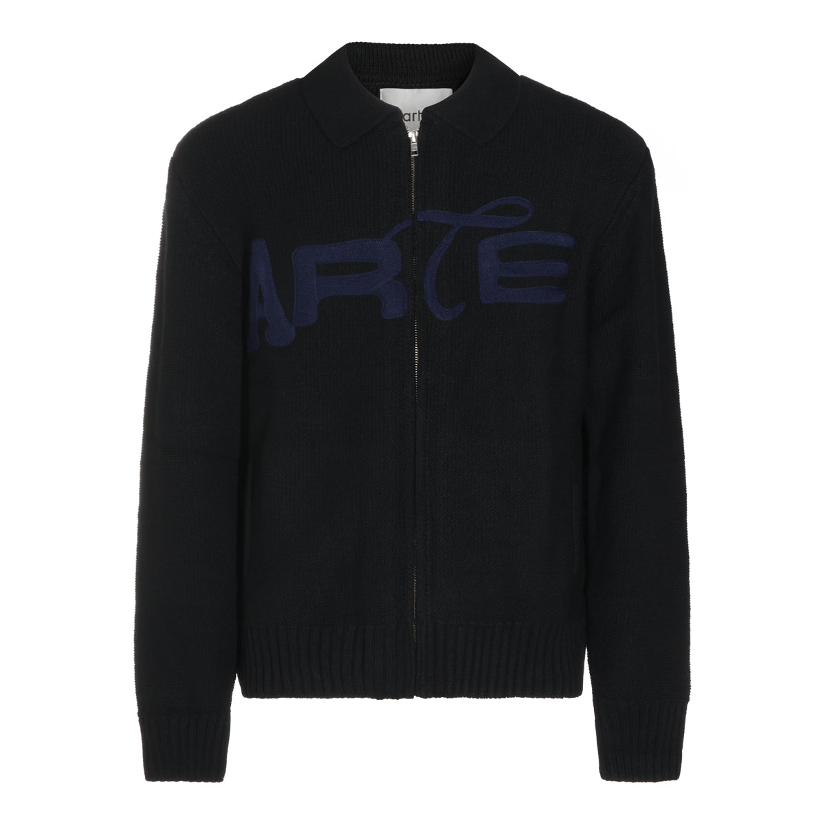 BLACK WOOL KNITWEAR