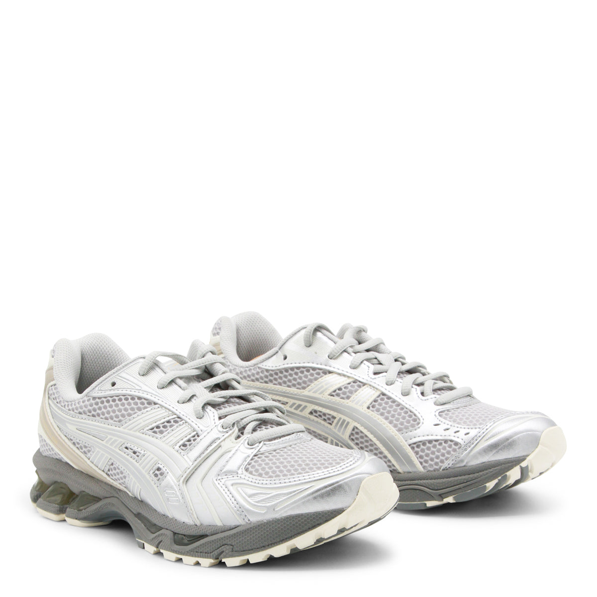 CONCRETE AND PURE SILVER KAYANO 14 SNEAKERS