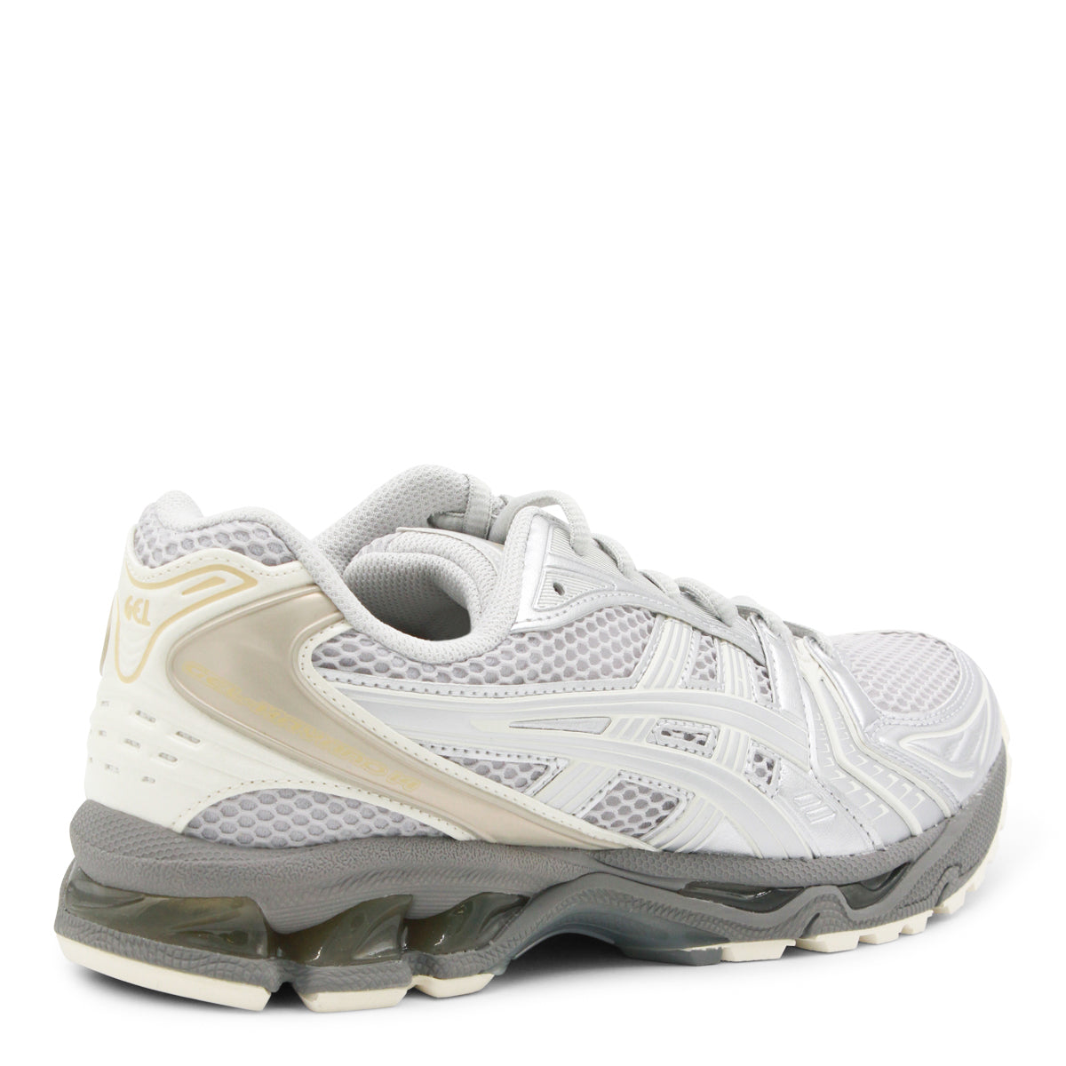 CONCRETE AND PURE SILVER KAYANO 14 SNEAKERS