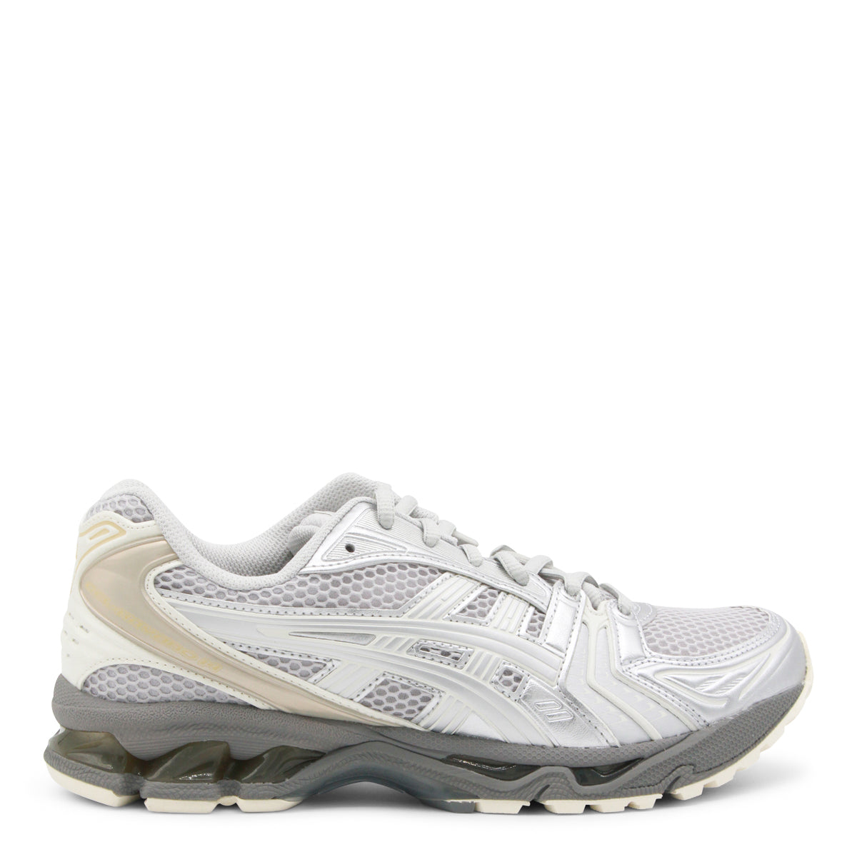 CONCRETE AND PURE SILVER KAYANO 14 SNEAKERS