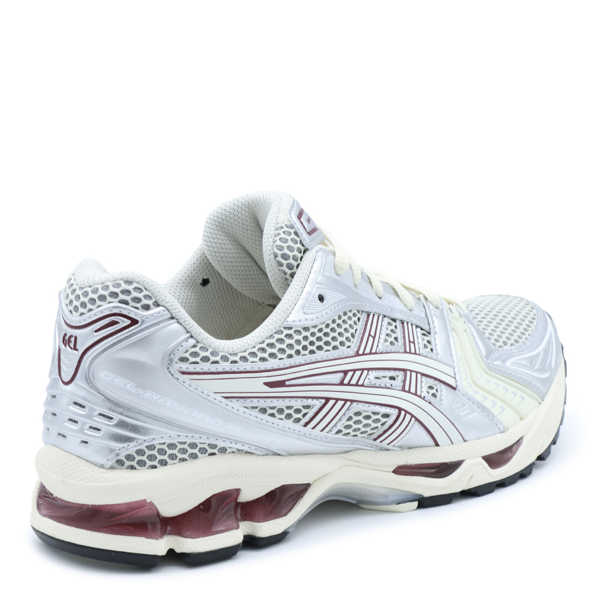 IVORY AND CREAM GEL KAYANO 14 SNEAKERS