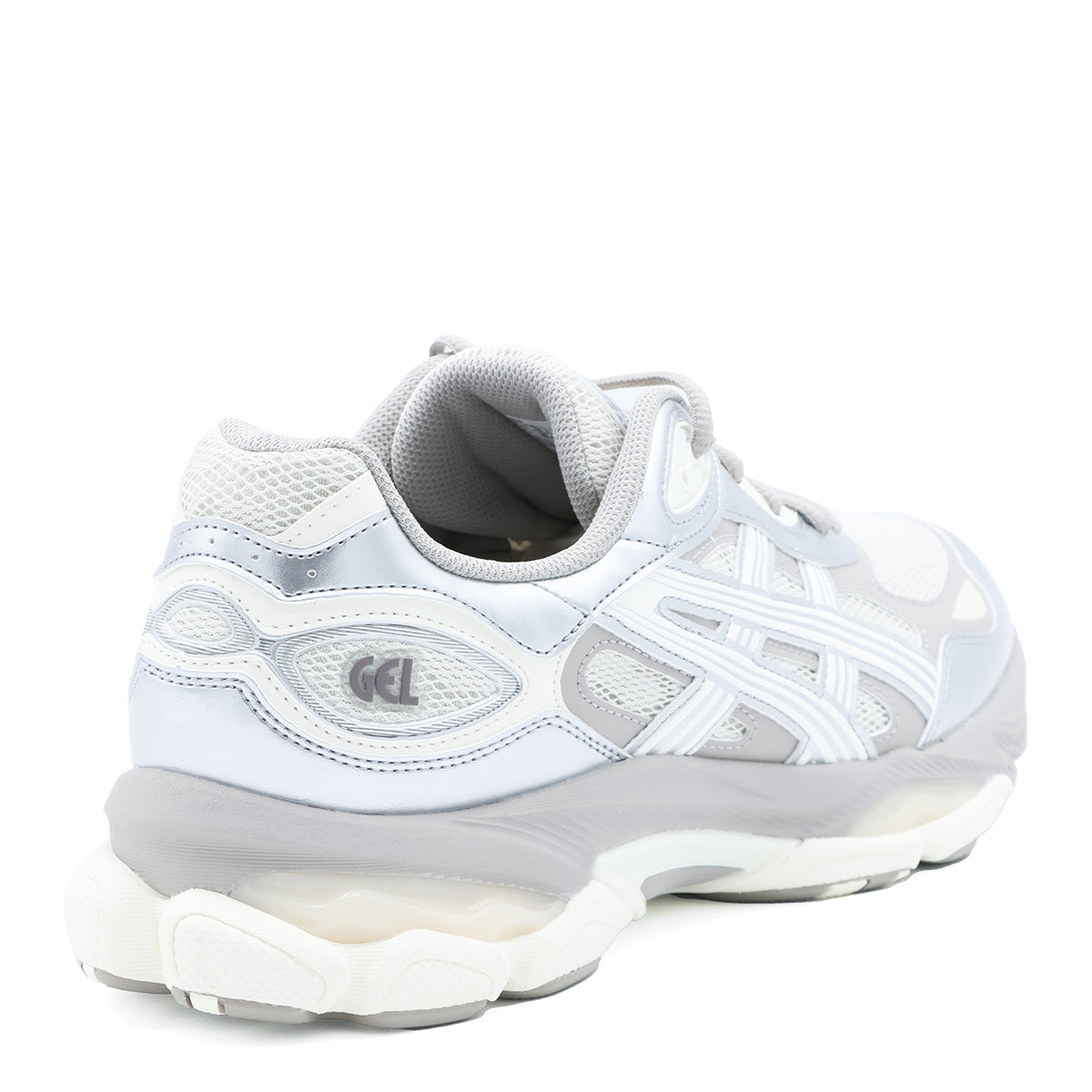 SMOKE GREY AND PURE SILVER GEL NYC 2.0 SNEAKERS