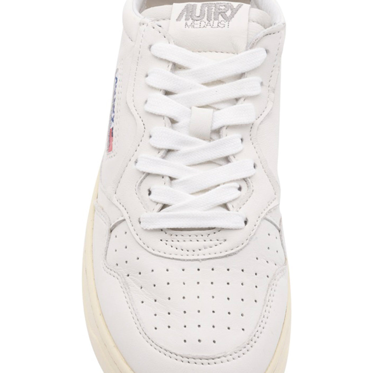 GOAT WHITE LEATHER 01 LOW SNEAKERS