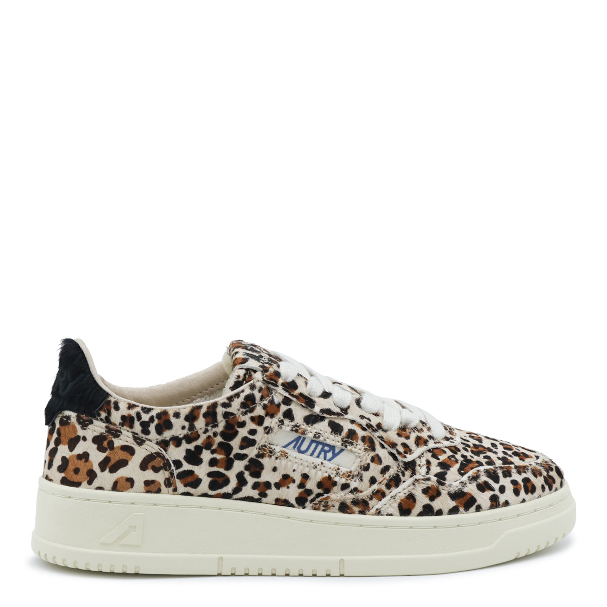 BLACK AND BROWN LEATHER SNEAKERS