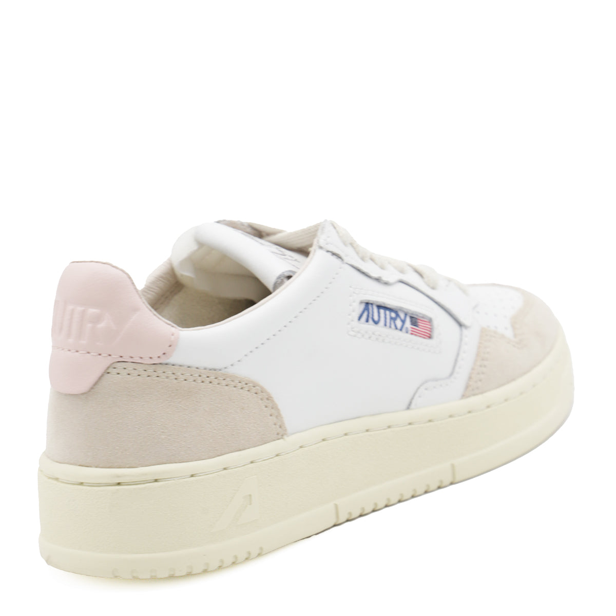 WHITE LEATHER MEDALIST SNEAKERS