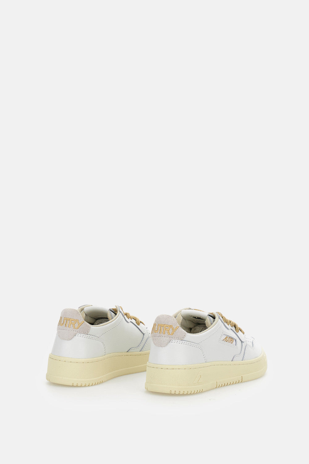 LEATHER SNEAKERS MEDALIST LOW WITH LUREX