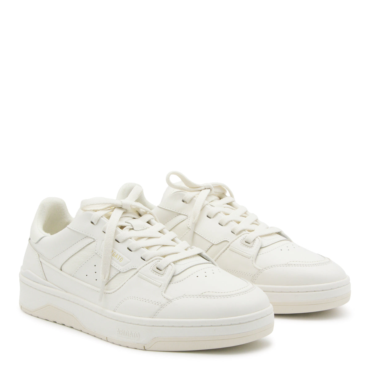 OFF-WHITE LEATHER CLAY SNEAKERS