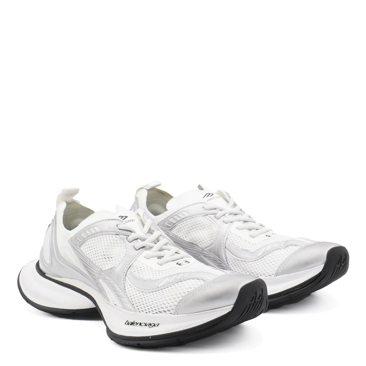 WHITE CIRCUIT SNEAKERS