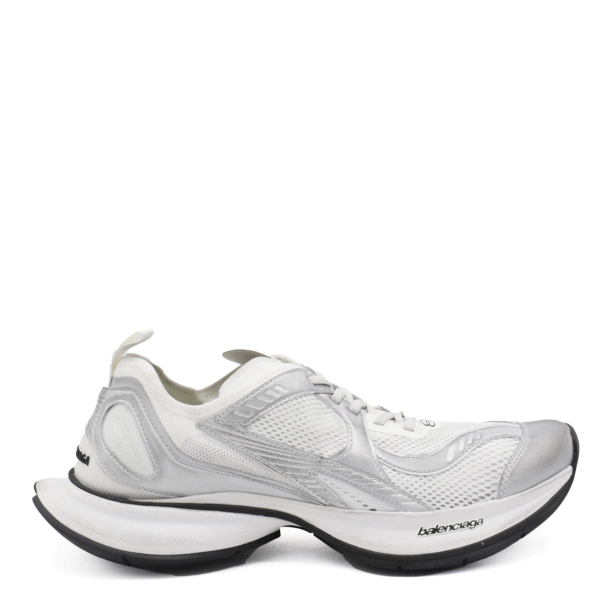 WHITE CIRCUIT SNEAKERS