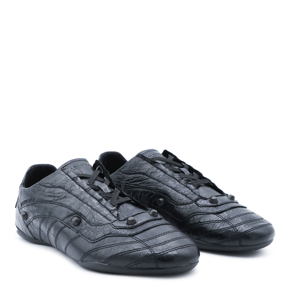 BLACK LEATHER CITY SNEAKERS