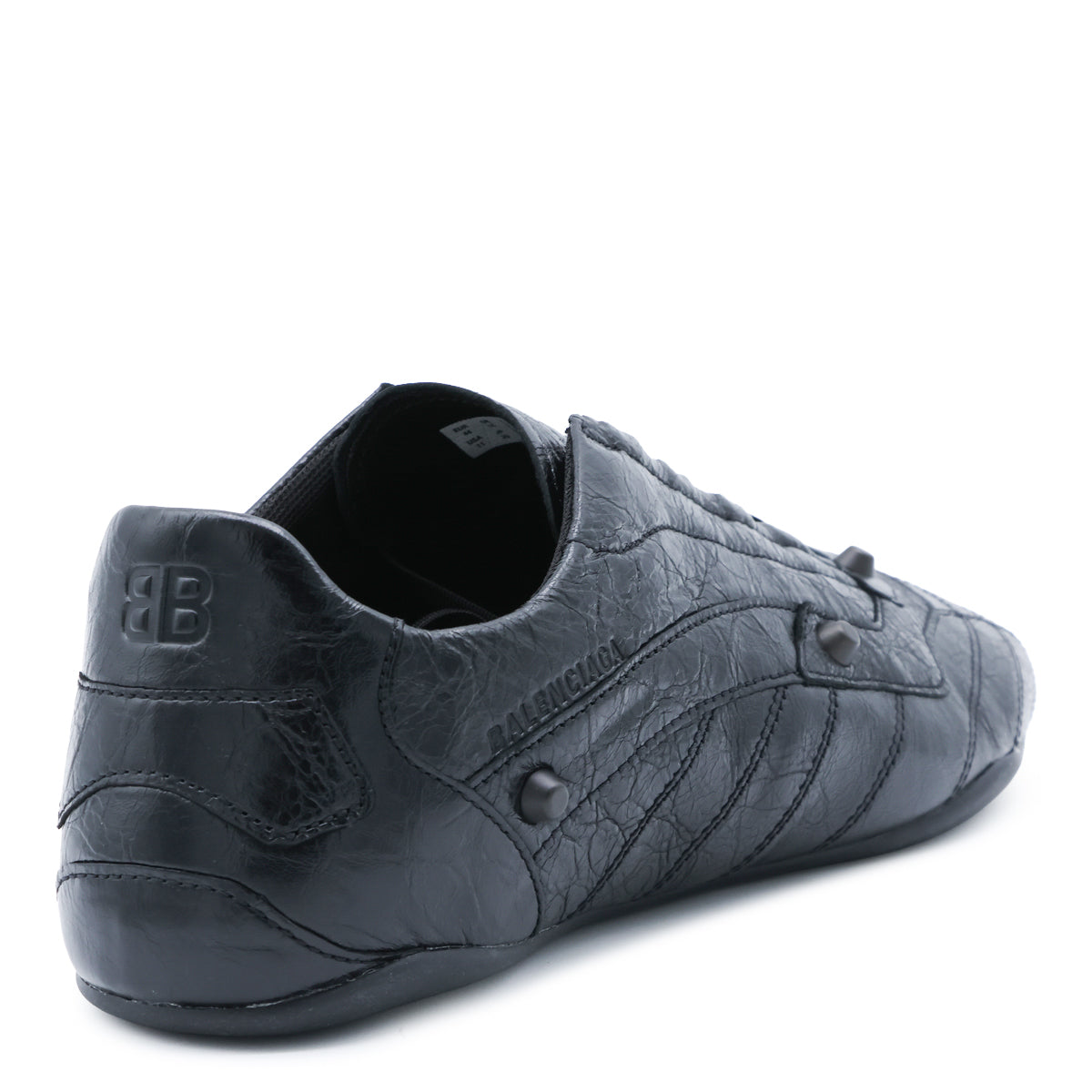 BLACK LEATHER CITY SNEAKERS