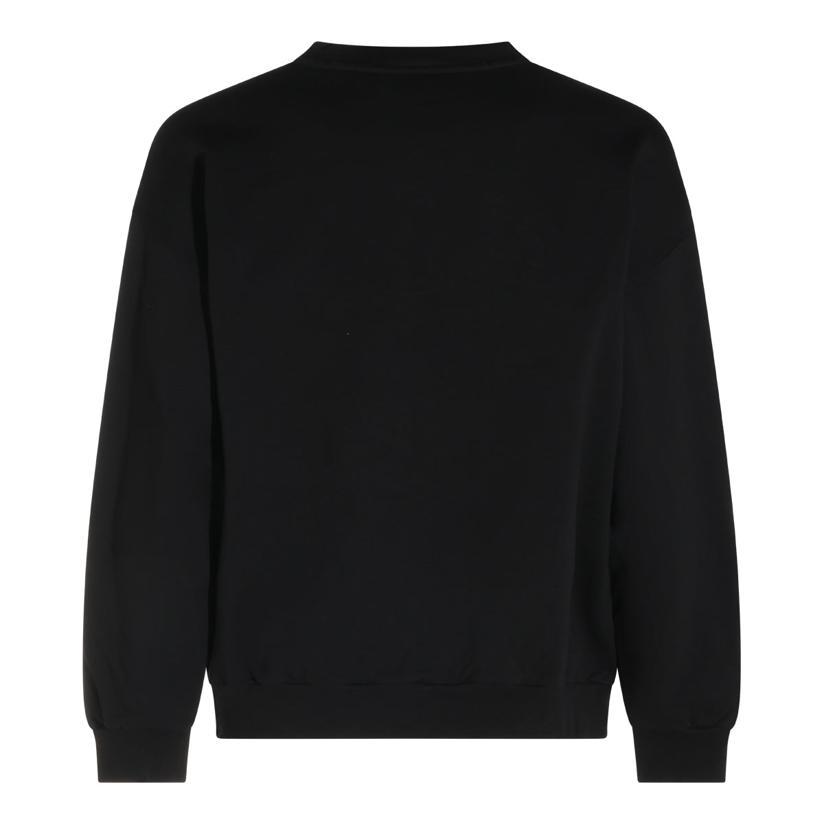BLACK COTTON SWEATSHIRT