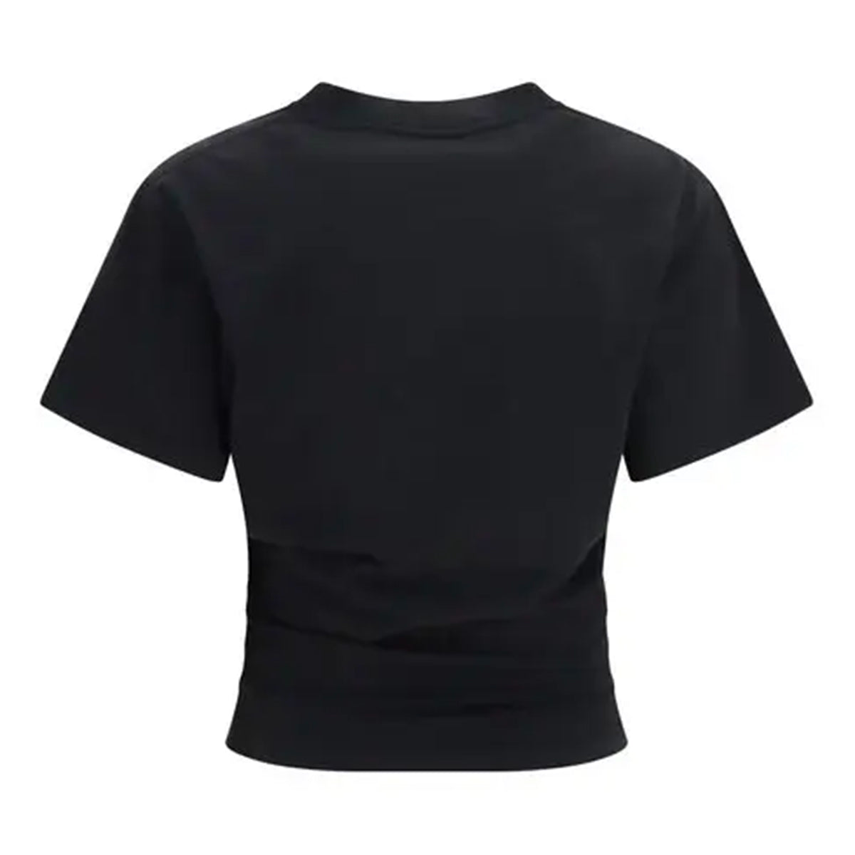 BLACK COTTON T-SHIRT
