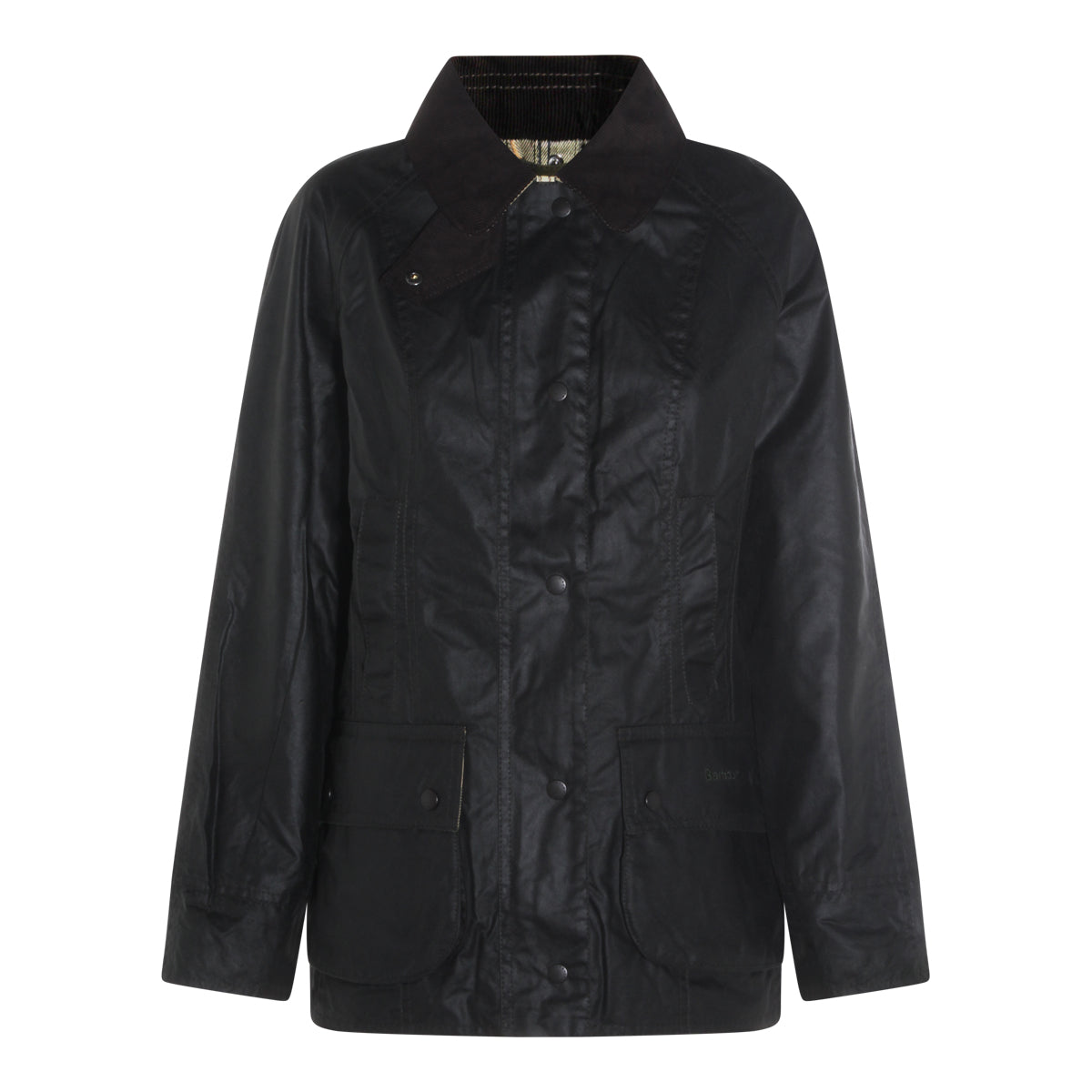 BLACK COTTON CASUAL JACKET