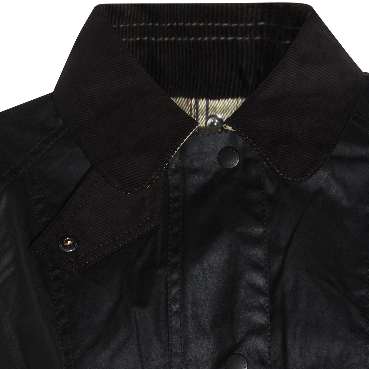 BLACK COTTON CASUAL JACKET