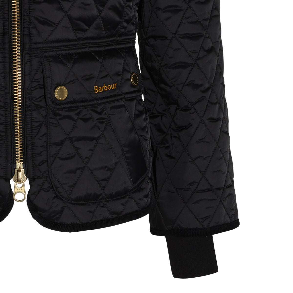 BLACK BEADNELL QUILTED DOWN JACKET