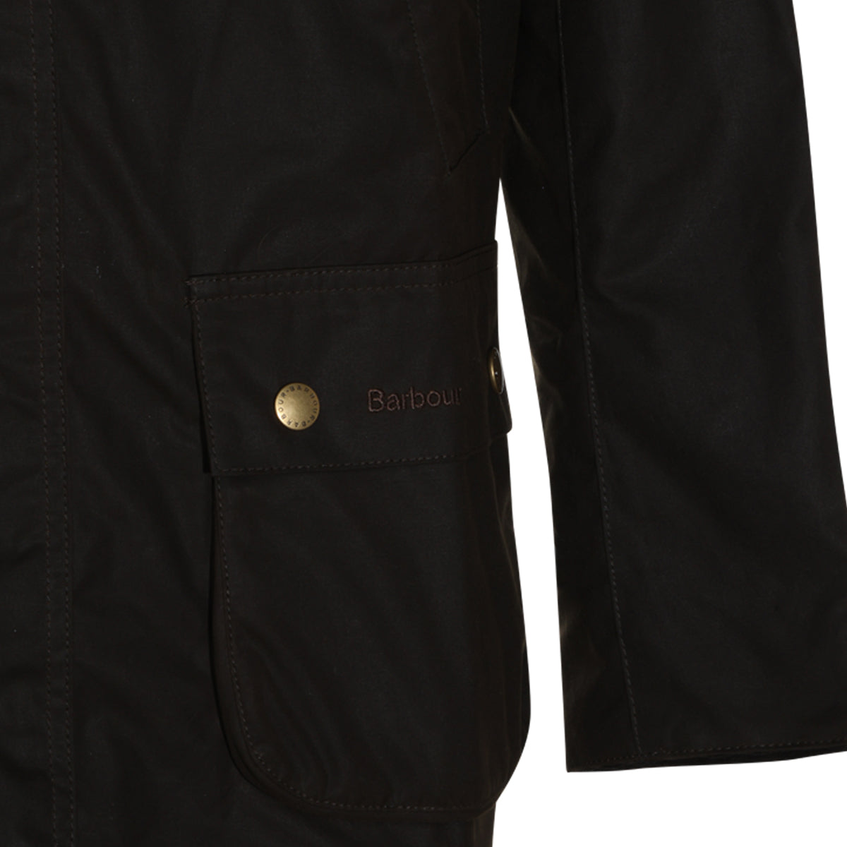 OLIVE COTTON ASHBY WAX CASUAL JACKET