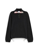 OVERSIZED CASHMERE SWEATER WITH POLO COLLAR
