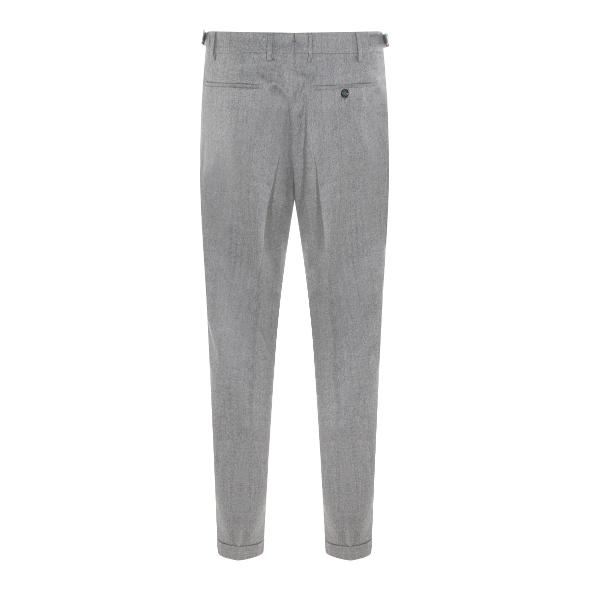 GREY VIRGIN WOOL PANTS