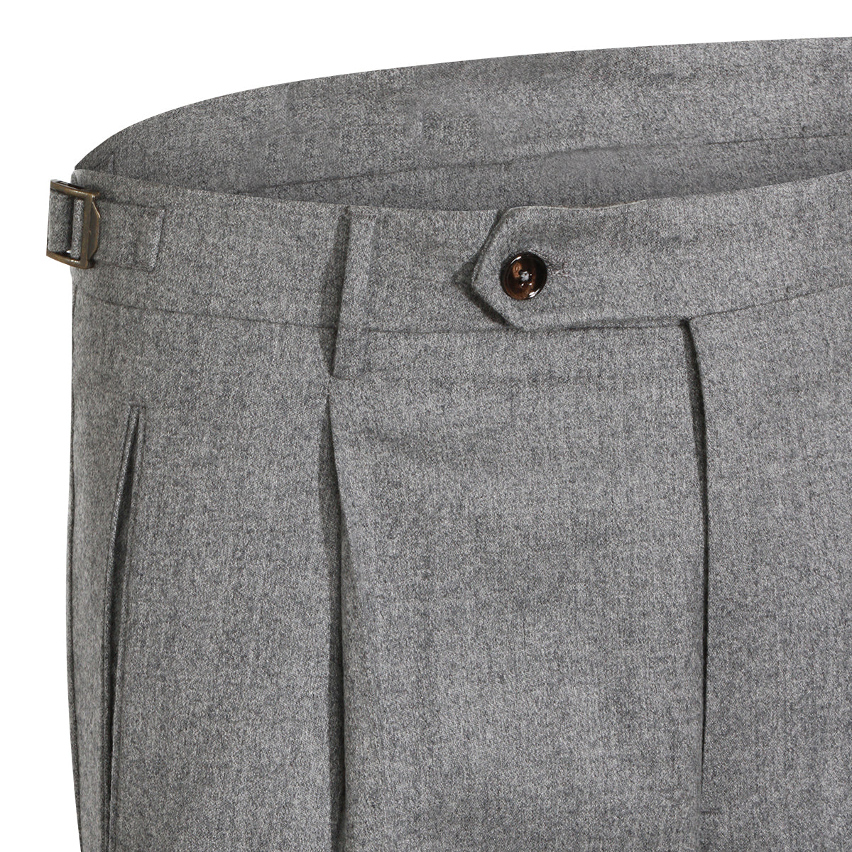 GREY VIRGIN WOOL PANTS