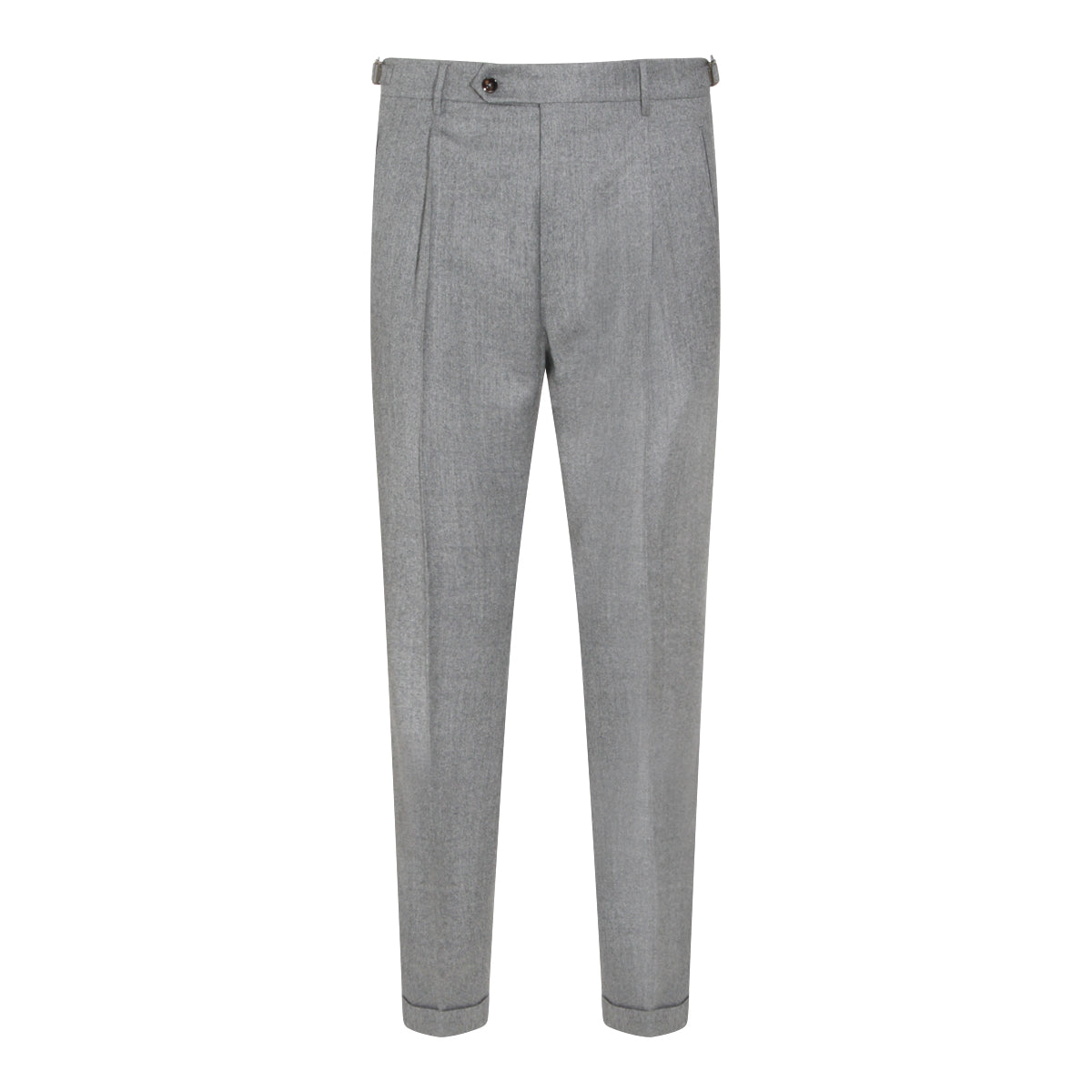 GREY VIRGIN WOOL PANTS