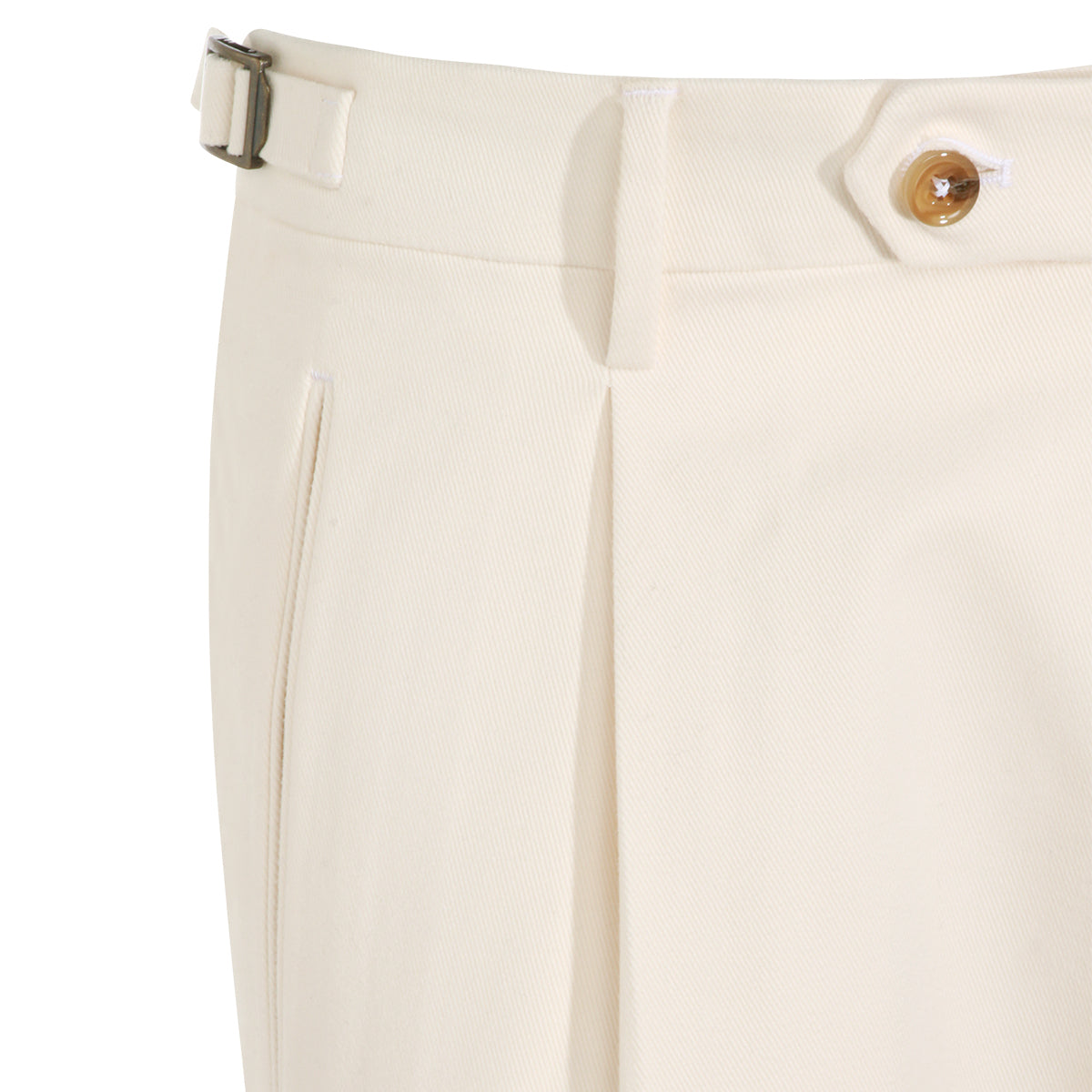 WHITE COTTON PANTS