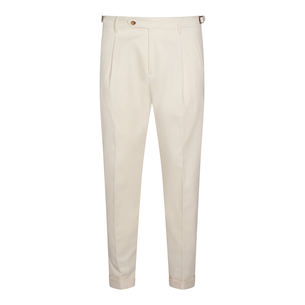 WHITE COTTON PANTS