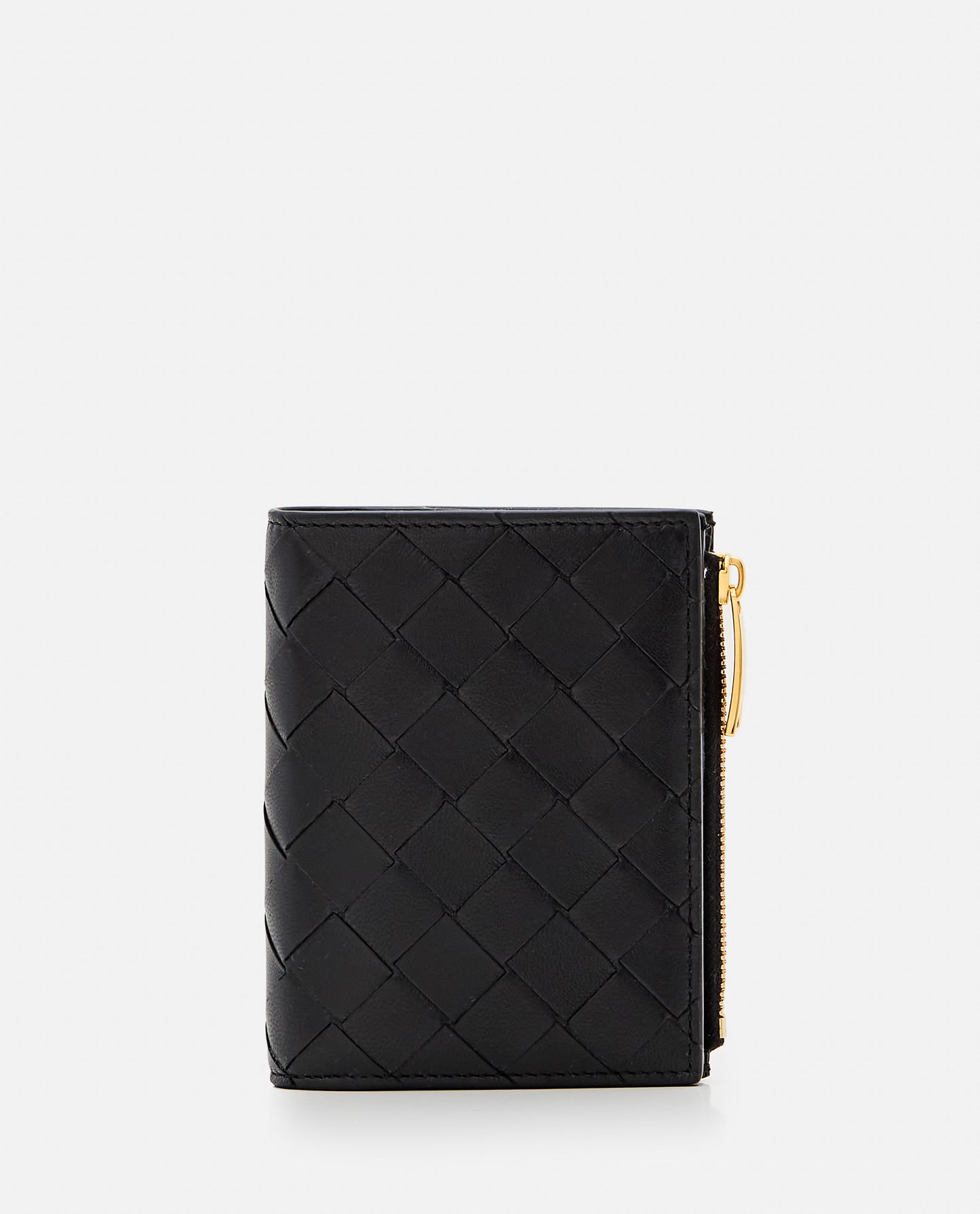 LEATHER CARD-HOLDER INTRECCIATO