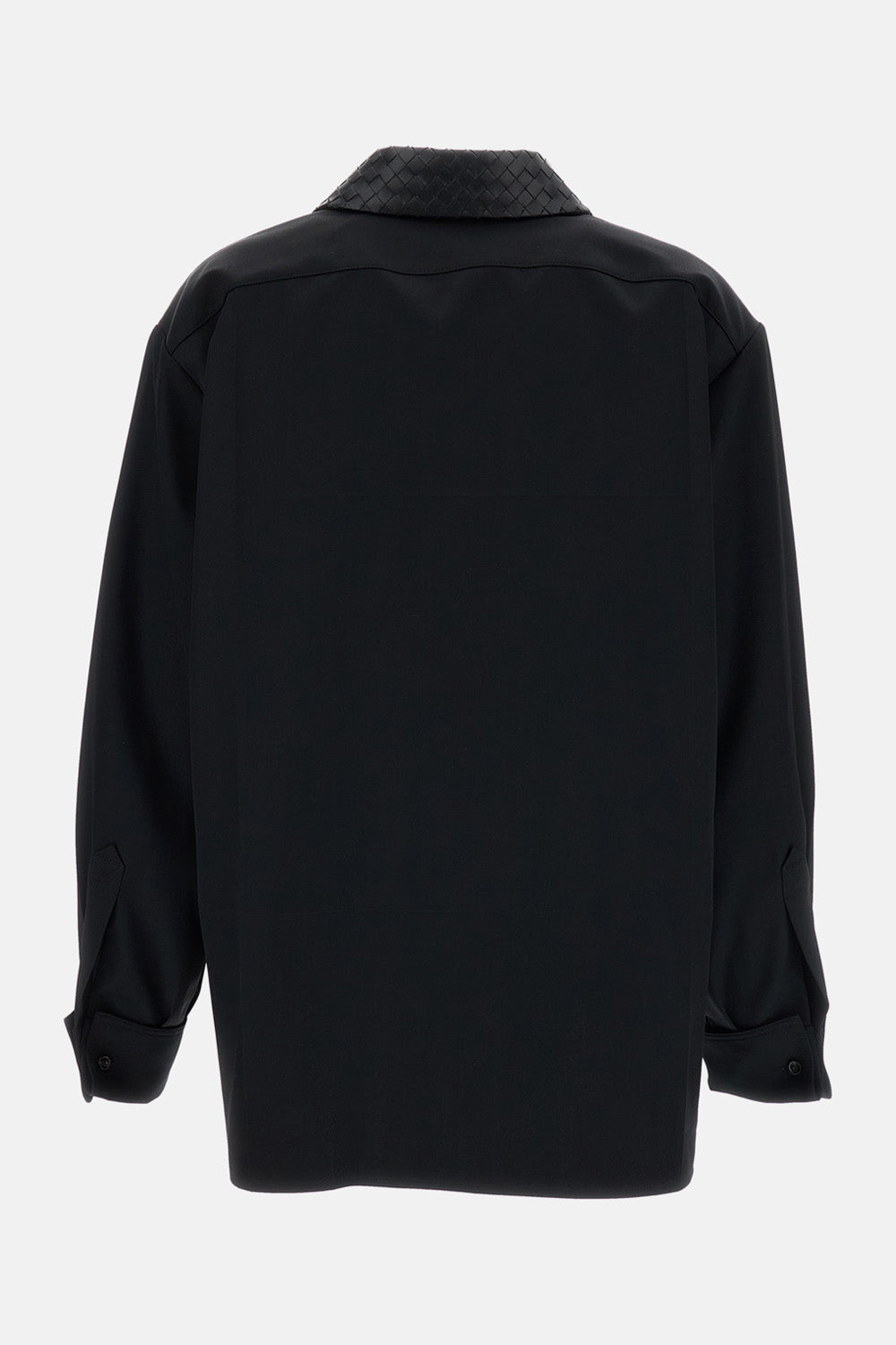 INTRECCIATO WEAVE COLLAR SHIRT