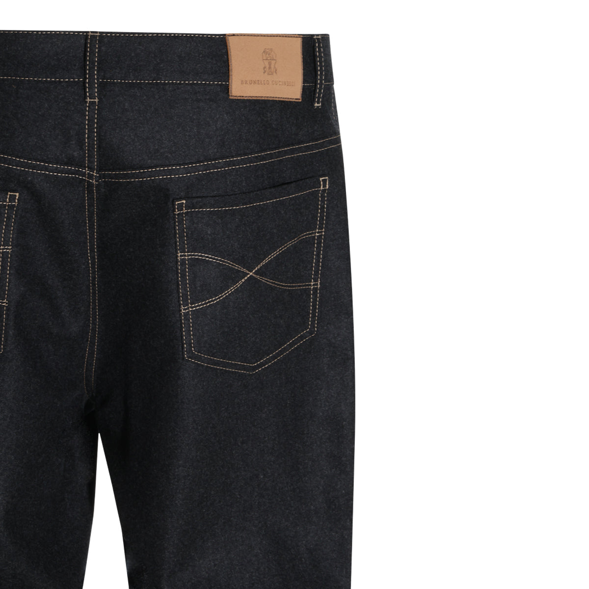 DARK GREY WOOL PANTS