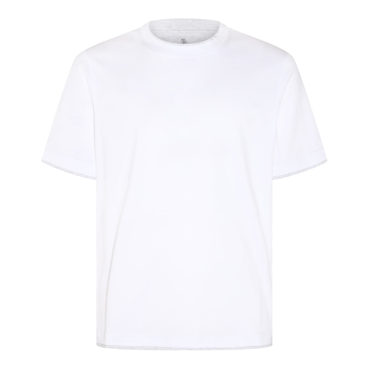 WHITE COTTON T-SHIRT