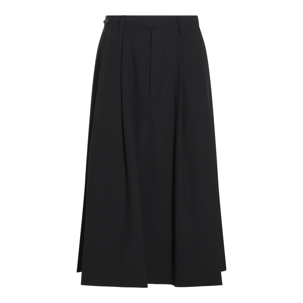 BLACK MIDI SKIRT