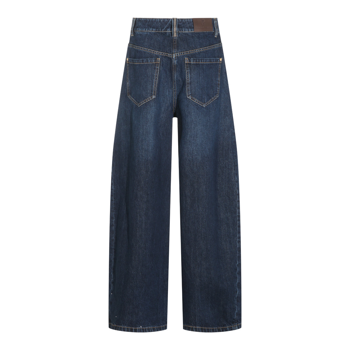DARK BLUE COTTON DENIM JEANS