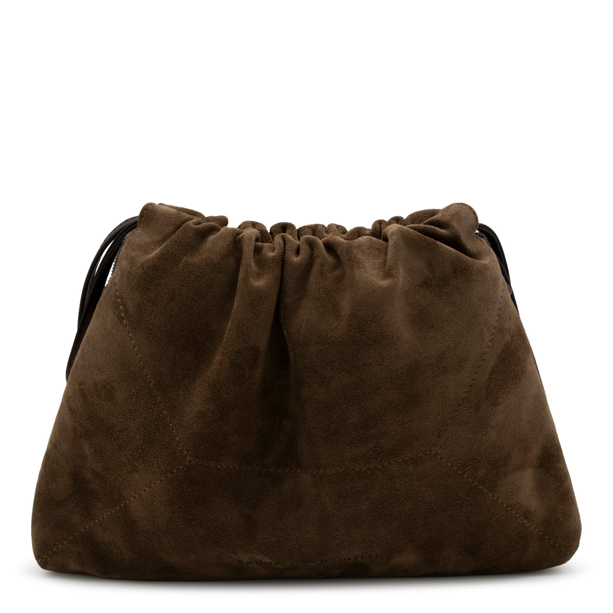 BROWN LEATHER CROSSBODY BAG