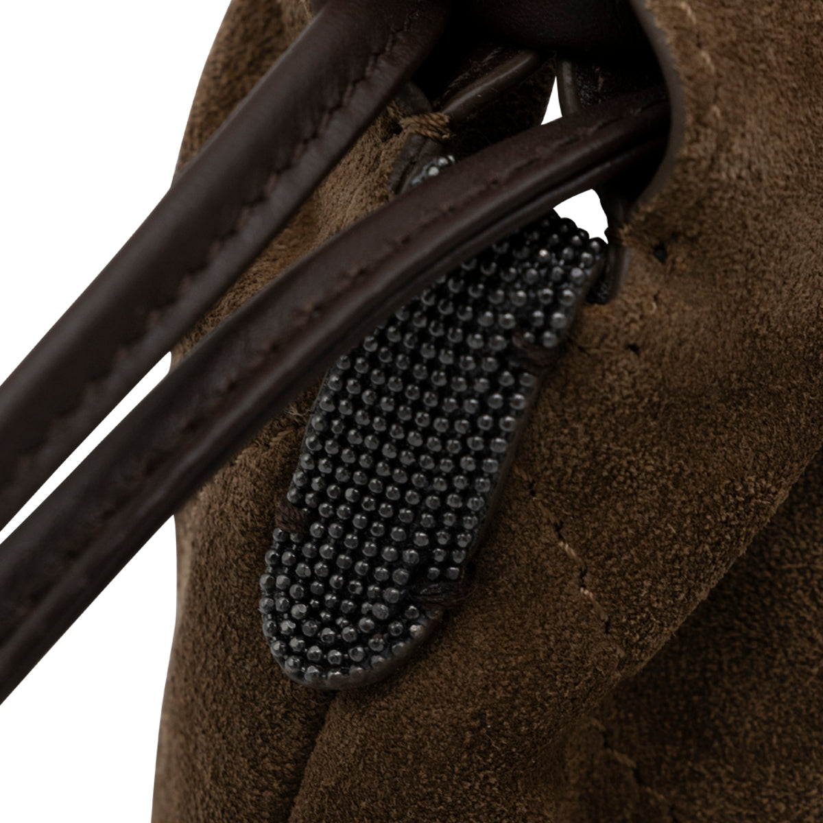 BROWN LEATHER CROSSBODY BAG