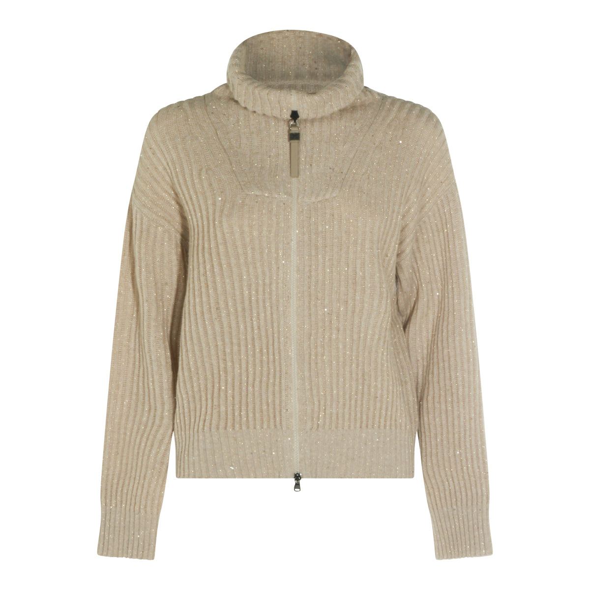 BEIGE WOOL KNITWEAR