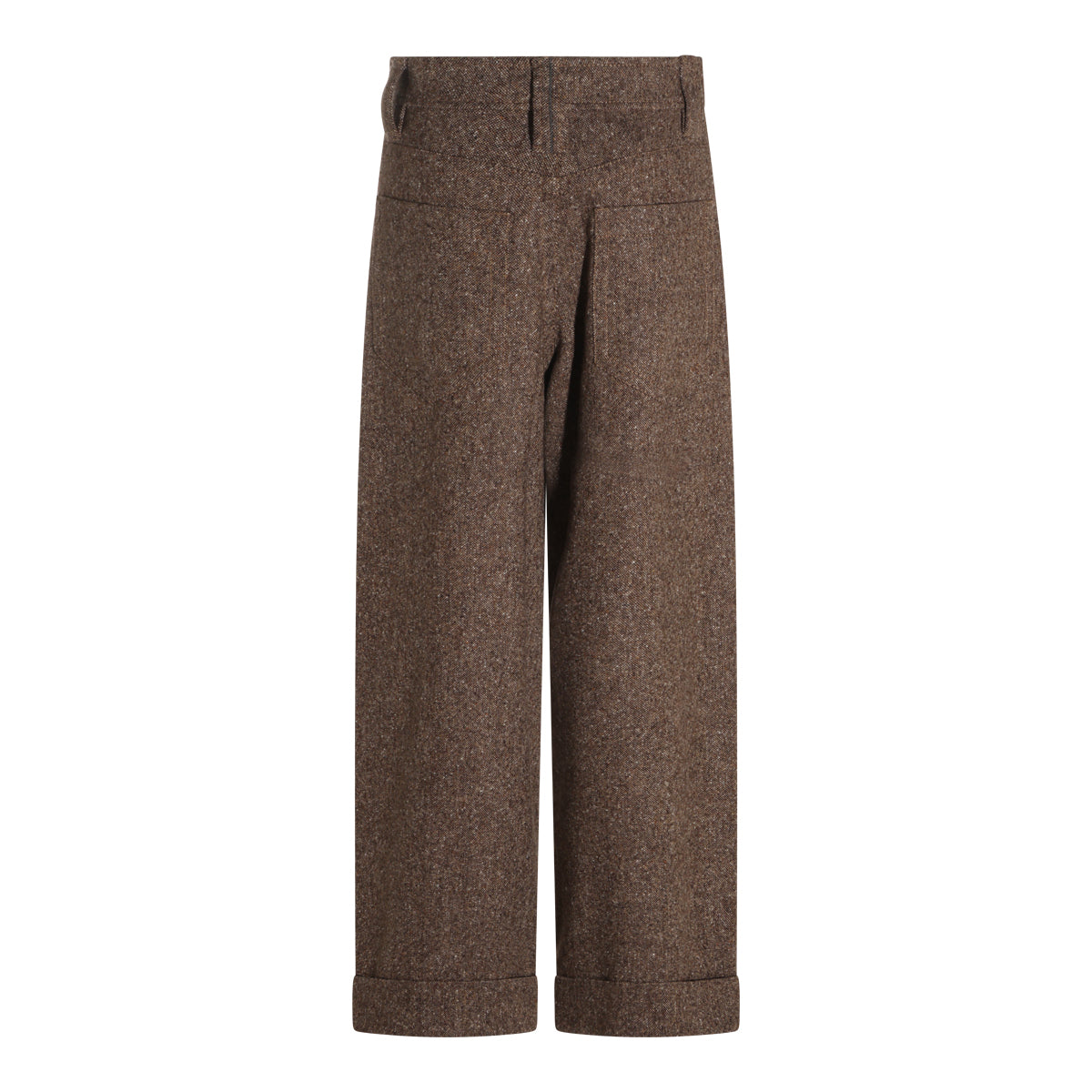 BROWN WOOL PANTS