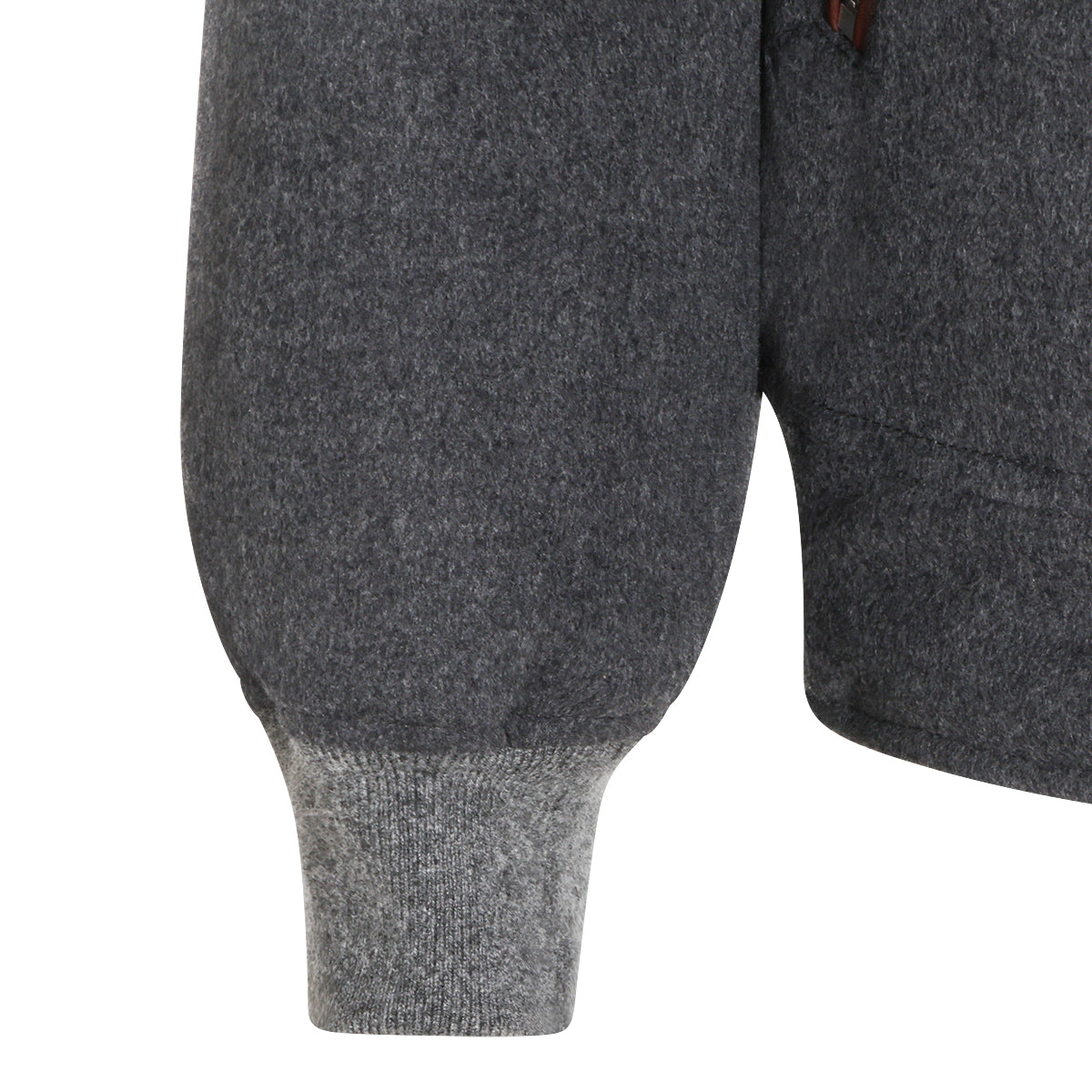 DARK GREY WOOL DOWN JACKET