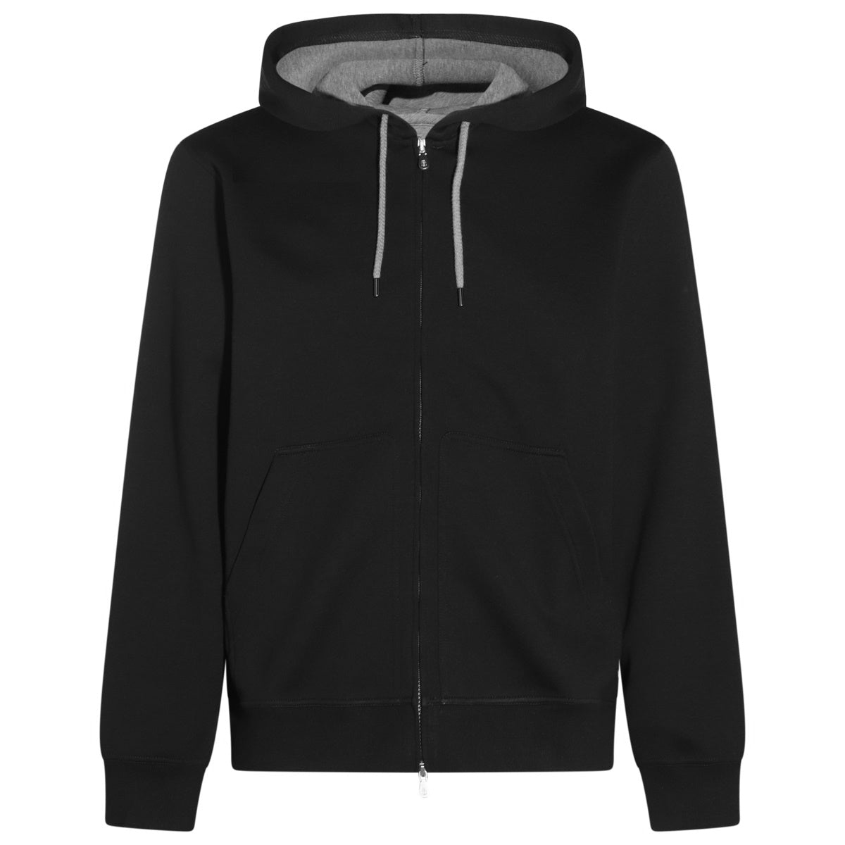 BLACK COTTON SWEATSHIRT