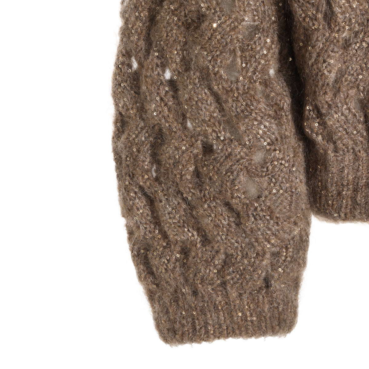 BEIGE MOHAIR SWEATER