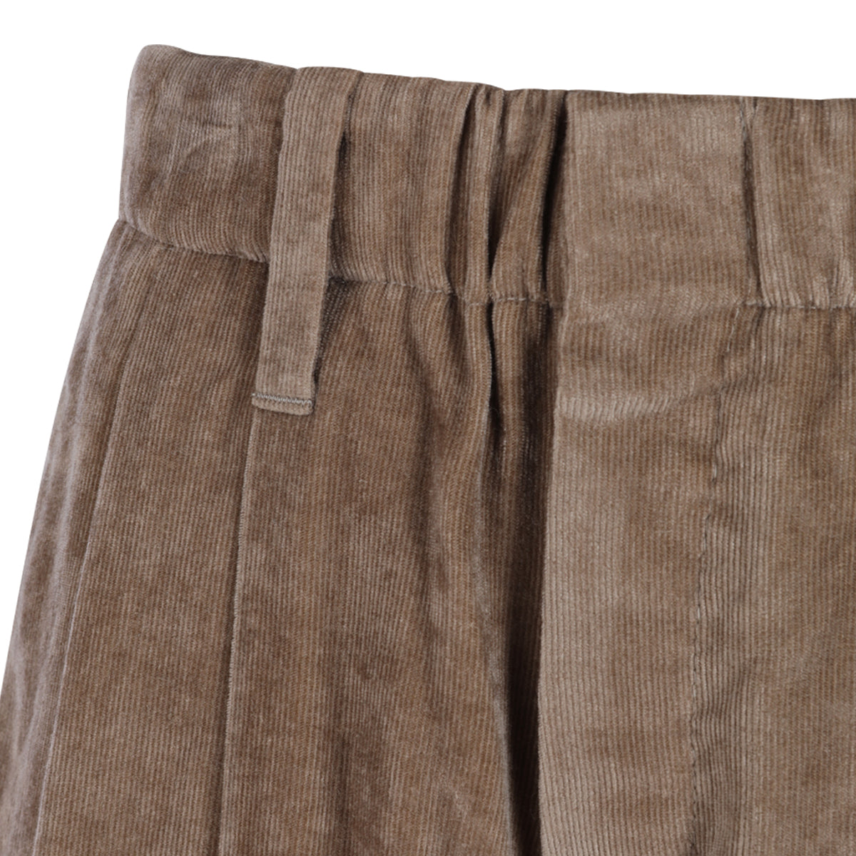 BEIGE VISCOSE AND CASHMERE PANTS