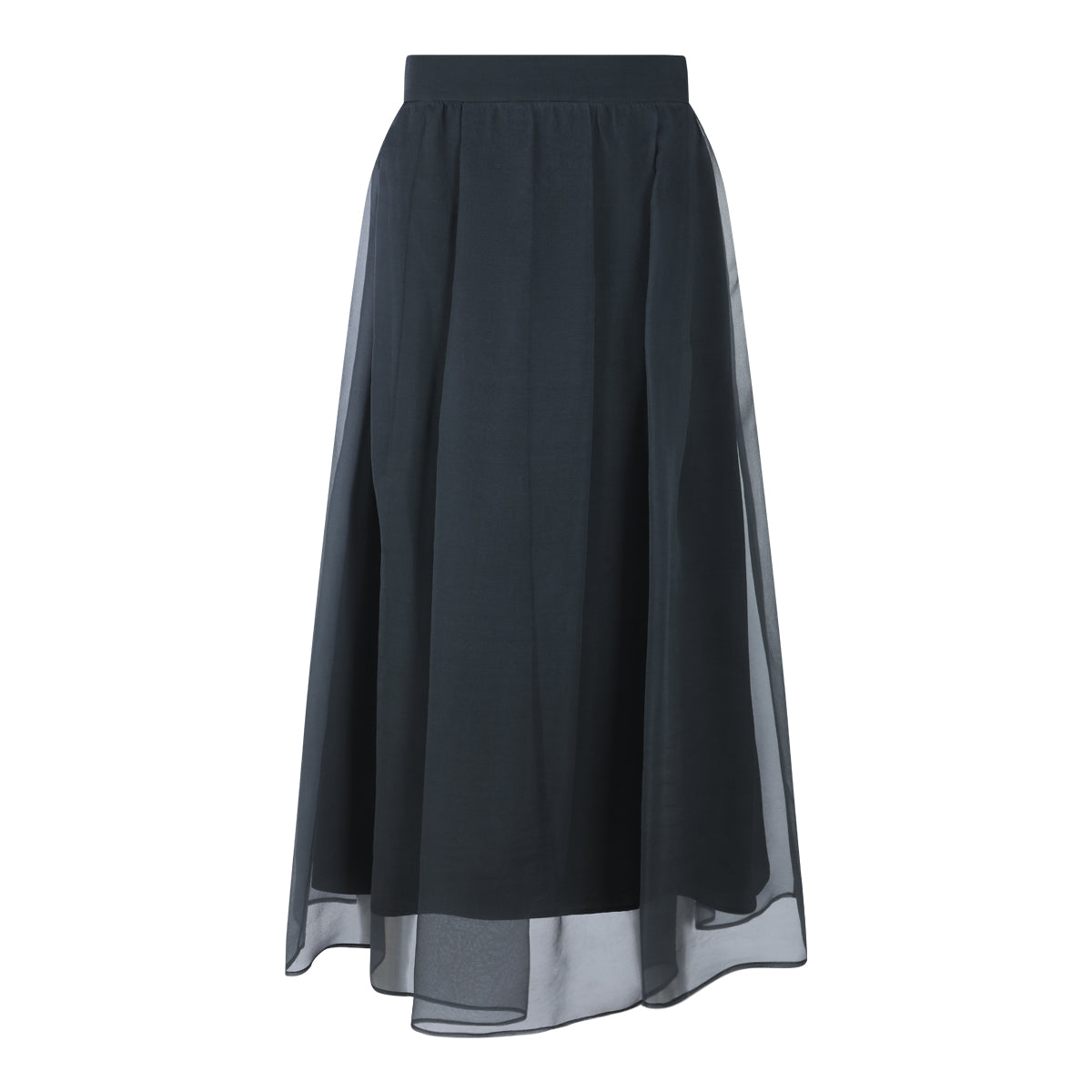 LIGNITE TULLE LONG SKIRT