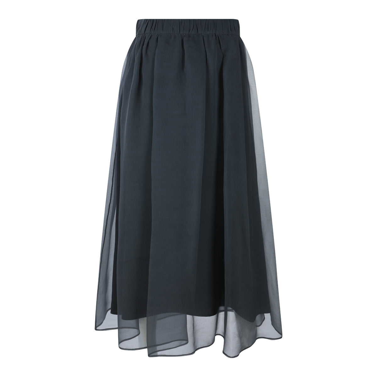 LIGNITE TULLE LONG SKIRT