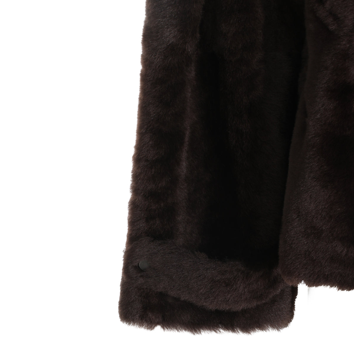 BLACK SHEARLING LEATHER JACKET