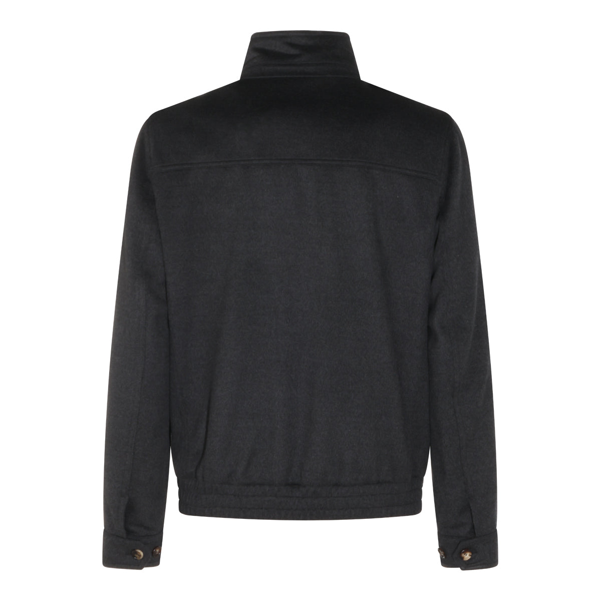 ANTHRACITE VIRGIN WOOL CASUAL JACKET