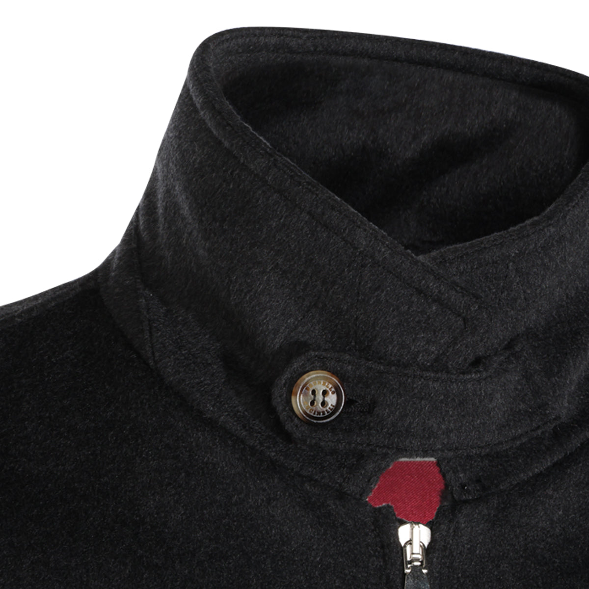 ANTHRACITE VIRGIN WOOL CASUAL JACKET