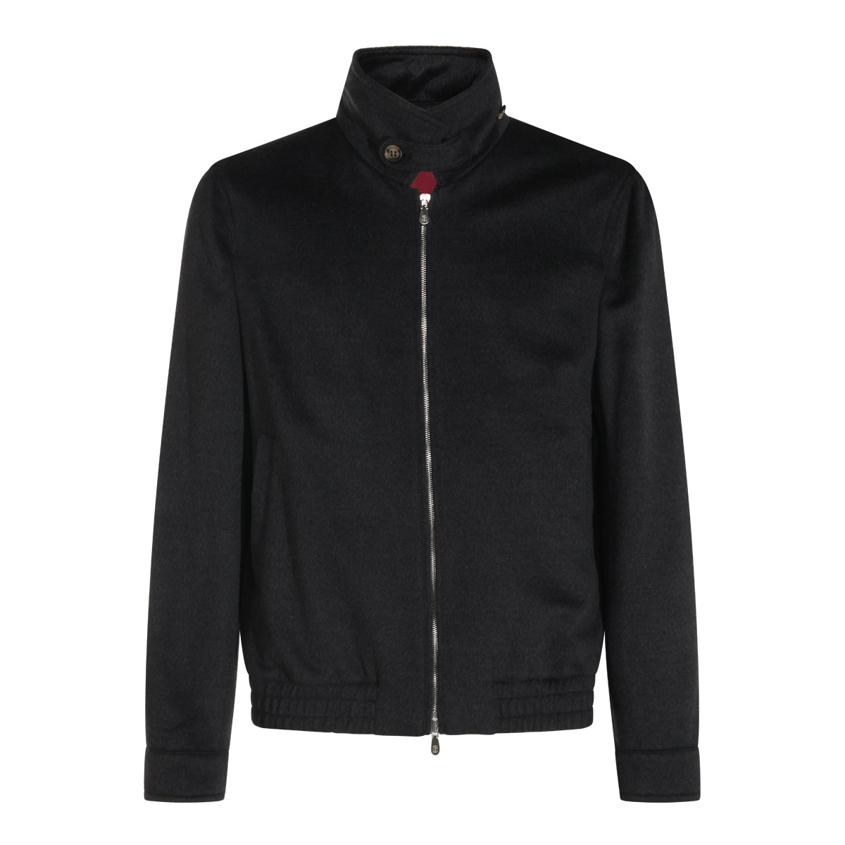 ANTHRACITE VIRGIN WOOL CASUAL JACKET