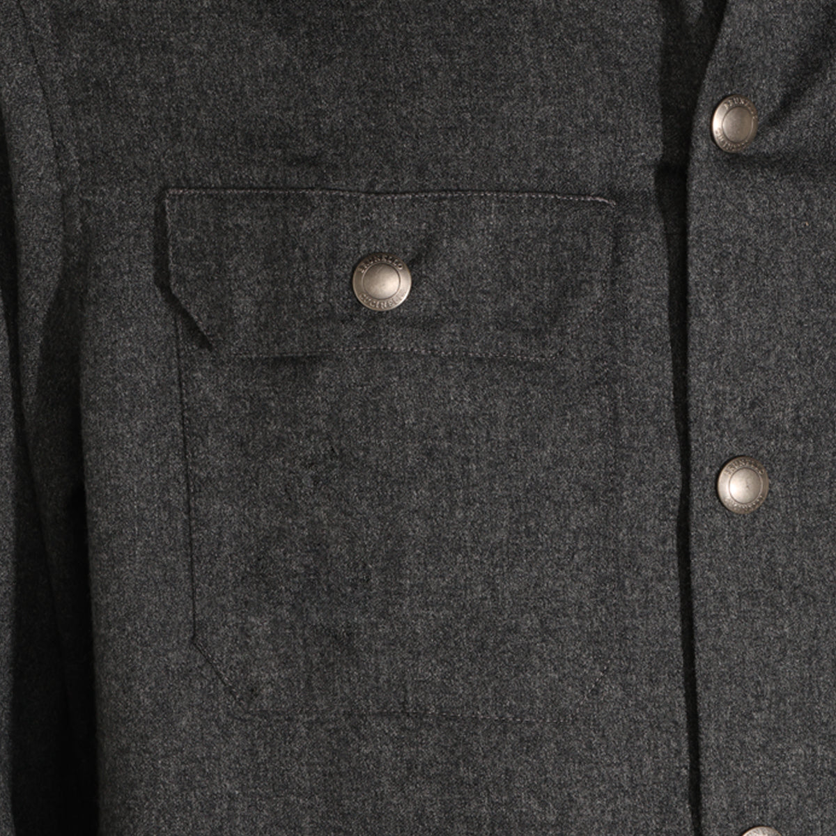 DARK GREY VIRGIN WOOL SHIRT