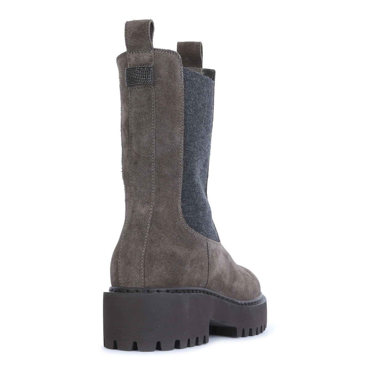 DARK BEIGE SUEDE BOOTS